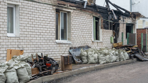 Professional Smoke Damage Removal technician working in Rush City, MN